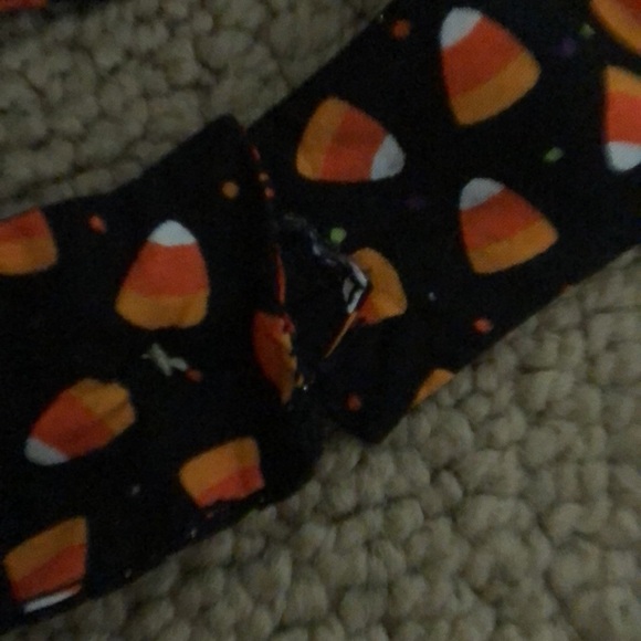 Candy Corn/ Pumpkin Halloween Girls Jumper Reversible dress - Picture 8 of 12